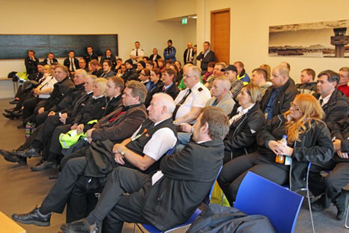 Frá fundinum í gærkvöldi.