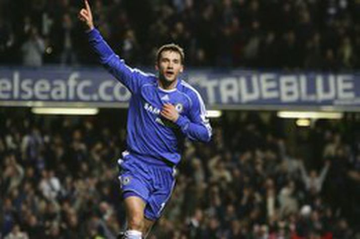 Shevchenko fagnar á Stamford Bridge í kvöld