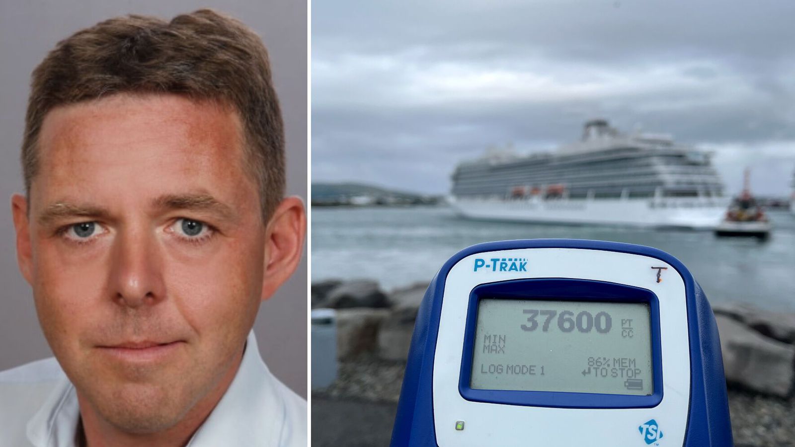 Allt að fjörutíuföld mengun við skemmti­ferða­skip