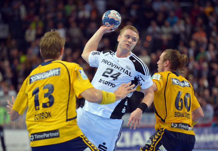 Aron Pálmarsson í leik með Kiel.