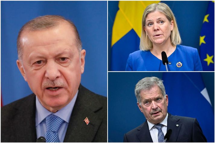 Aðrir leiðtogar Nató virðast nú vera á því að Erdogan muni láta undan en ef til vill ekki fyrr en eftir að hann fær eitthvað fyrir sinn snúð.