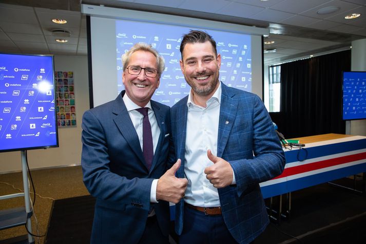 Erik Hamrén og Freyr Alexandersson tóku við íslenska karlalandsliðinu í fótbolta eftir HM 2018 og stýrðu því í rúm tvö ár. Freyr var aðstoðarþjálfari þann tíma en ætlar sér að verða aðalþjálfari liðsins á einhverjum tímapunkti.