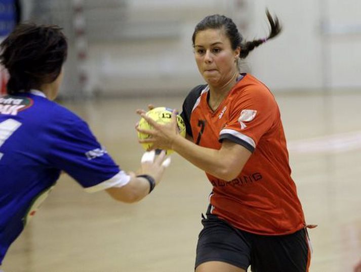 Sunna María Einarsdóttir á bæði nöfnu og liðsfélaga í landsliðinu.