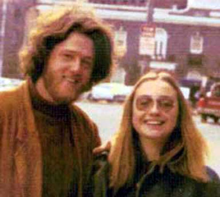 Bill og Hillary kynntust árið 1971.