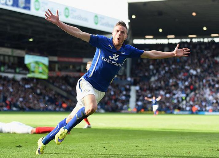 Vardy spilaði með Fleetwood Town í utandeildinni fyrir þremur árum. Nú er hann kominn í enska landsliðið.