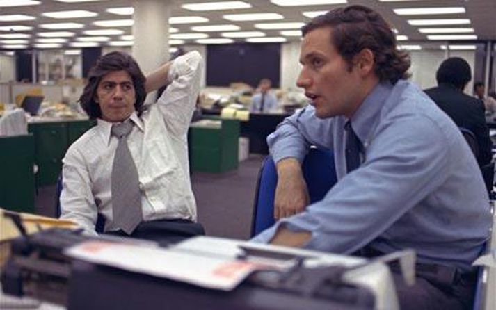 Carl Bernstein og Bob Woodward.