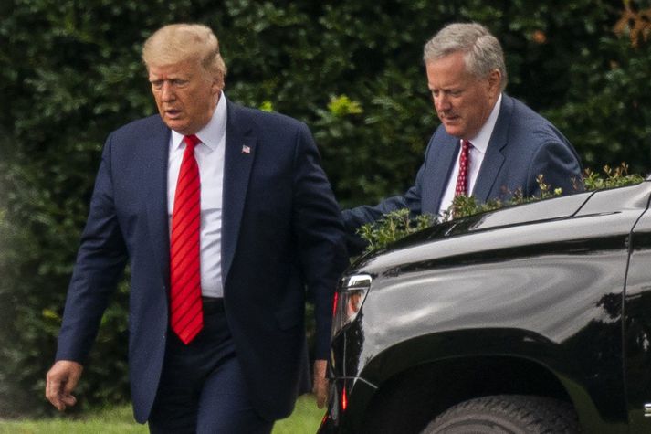 Donald Trump og Mark Meadows.