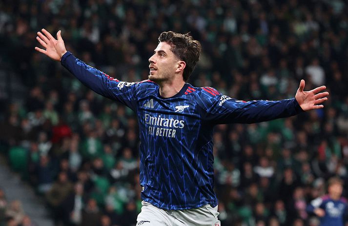 Havertz skoraði úr eina raunverulega færi Arsenal í leiknum. Það dugði til sigurs.