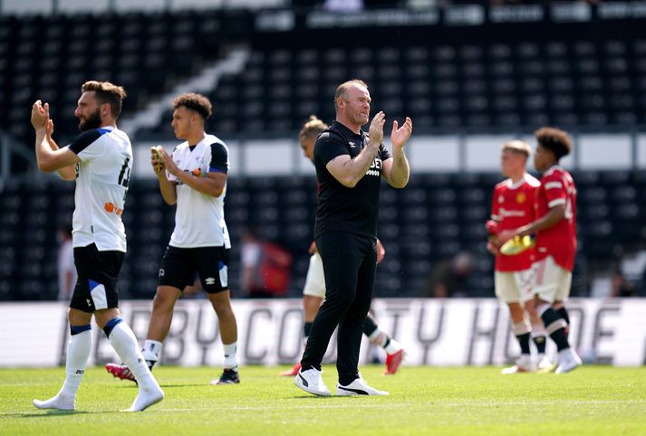 Wayne Rooney er í vandræðum hjá Derby County.