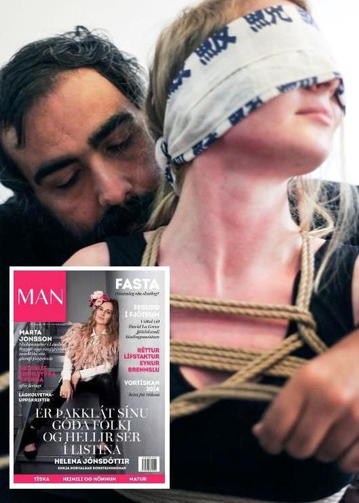 Forsíðu MAN prýðir Helena Jónsdóttir en í viðtalinu talar hún um ástina og listina.