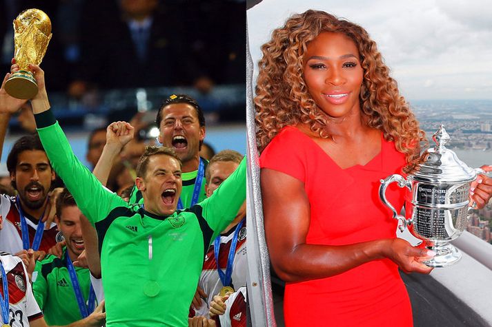 Maunel Neuer og Serena Williams.