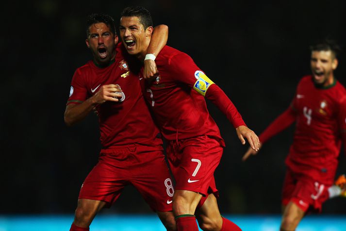 Cristiano Ronaldo með þrennu í kvöld.