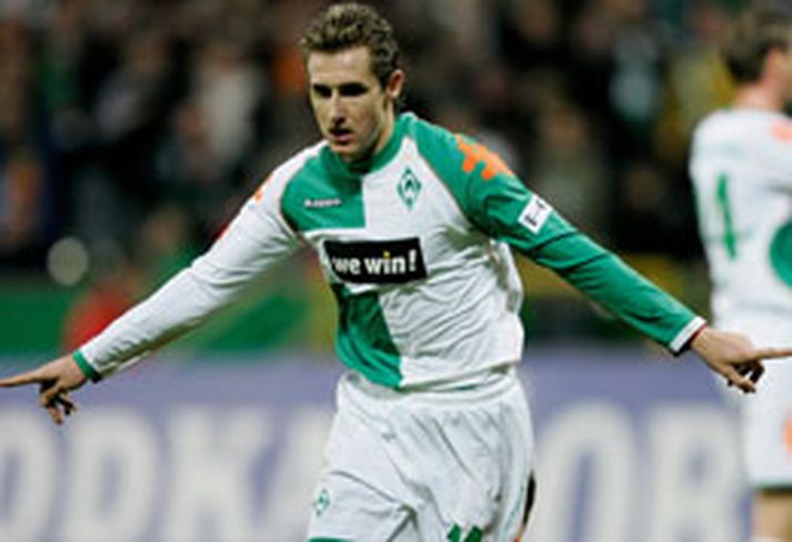 Miroslav Klose er sjóðandi heitur um þessar mundir.