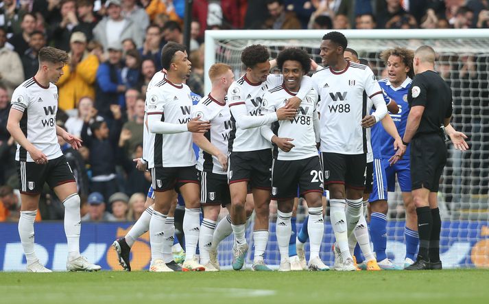 Fulham skoraði fimm mörk þegar Leicester City kom í heimsókn á Craven Cottage.