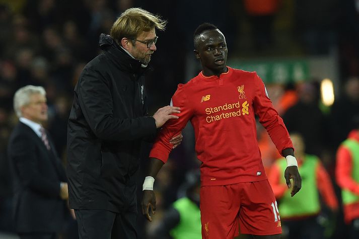 Sadio Mane hjálpar ekki Jürgen Klopp á næstunni.