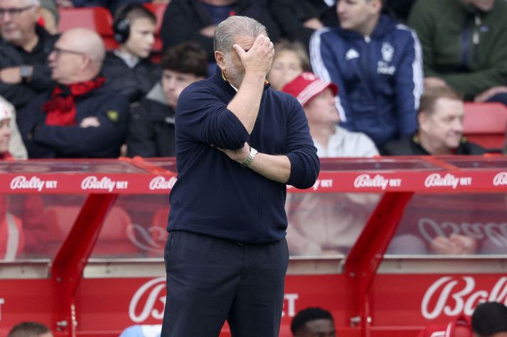 Ange Postecoglou stoppaði stutt við hjá Nottingham Forest.