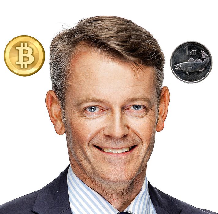 Bitcoin er rafrænn gjaldmiðill sem ýmsar netverslanir taka við í viðskiptum.