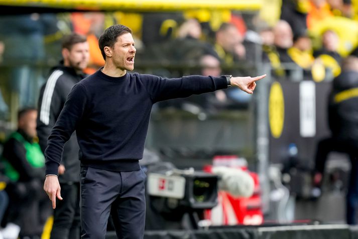 Þegar Xabi Alonso tók við Bayer Leverkusen var liðið í fallsæti.