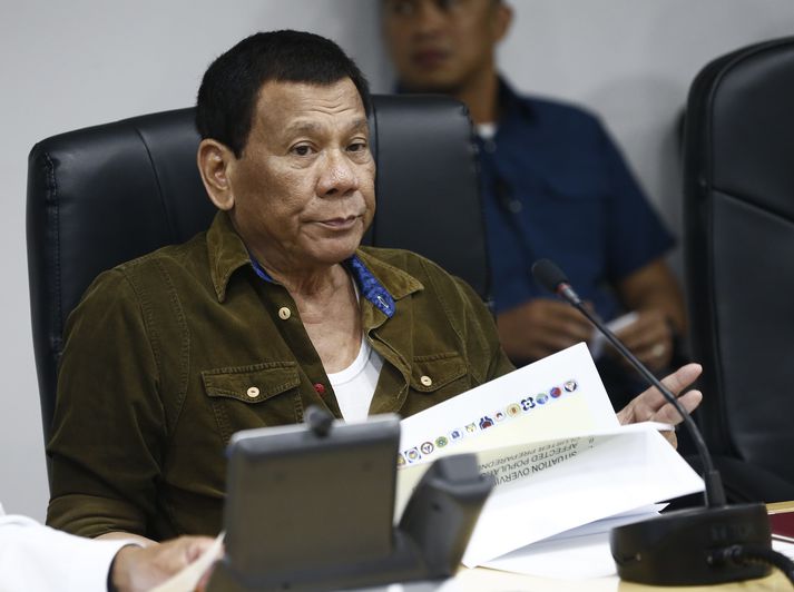 Duterte forseti Filippseyja hefur háð blóðugt stríð gegn fíkniefnum. Filippseyjar eiga sæti í mannréttindaráðinu.