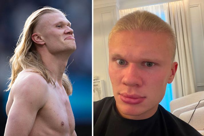 Erling Haaland mun líta allt öðruvísi út í leiknum á eftir. 