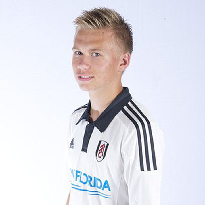 Jón Dagur Þorsteinsson, leikmaður Fulham, var í liði Íslands í dag.