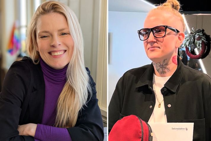 Arndís Anna og Linda eru nýtt par.