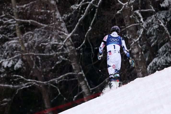 Atle Lie McGrath tók mistökum sínum afar illa og strunsaði út í skóg.