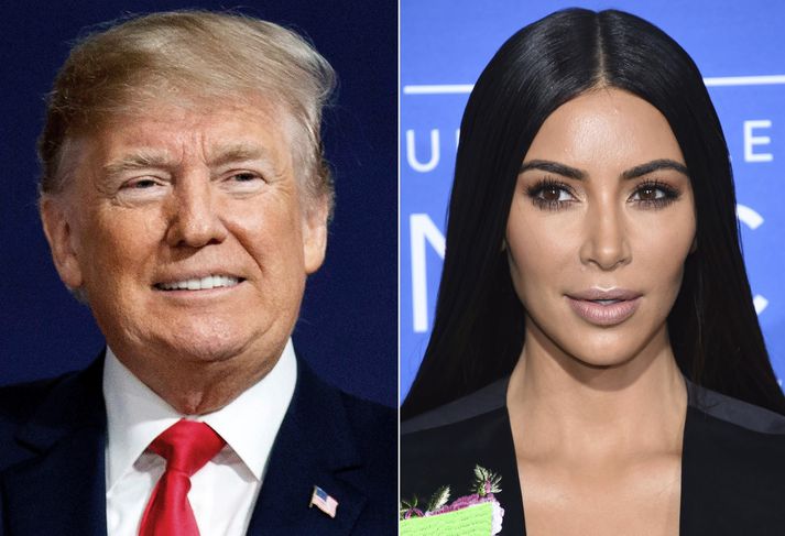 Kim Kardashian er að vonum ánægð með að Donald Trump og þá ákvörðun hans að milda refsingu Alice Marie Johnson.