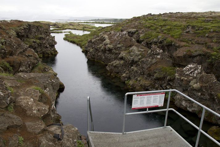 Ferðamaður slasaðist alvarlega við köfun í Silfru.