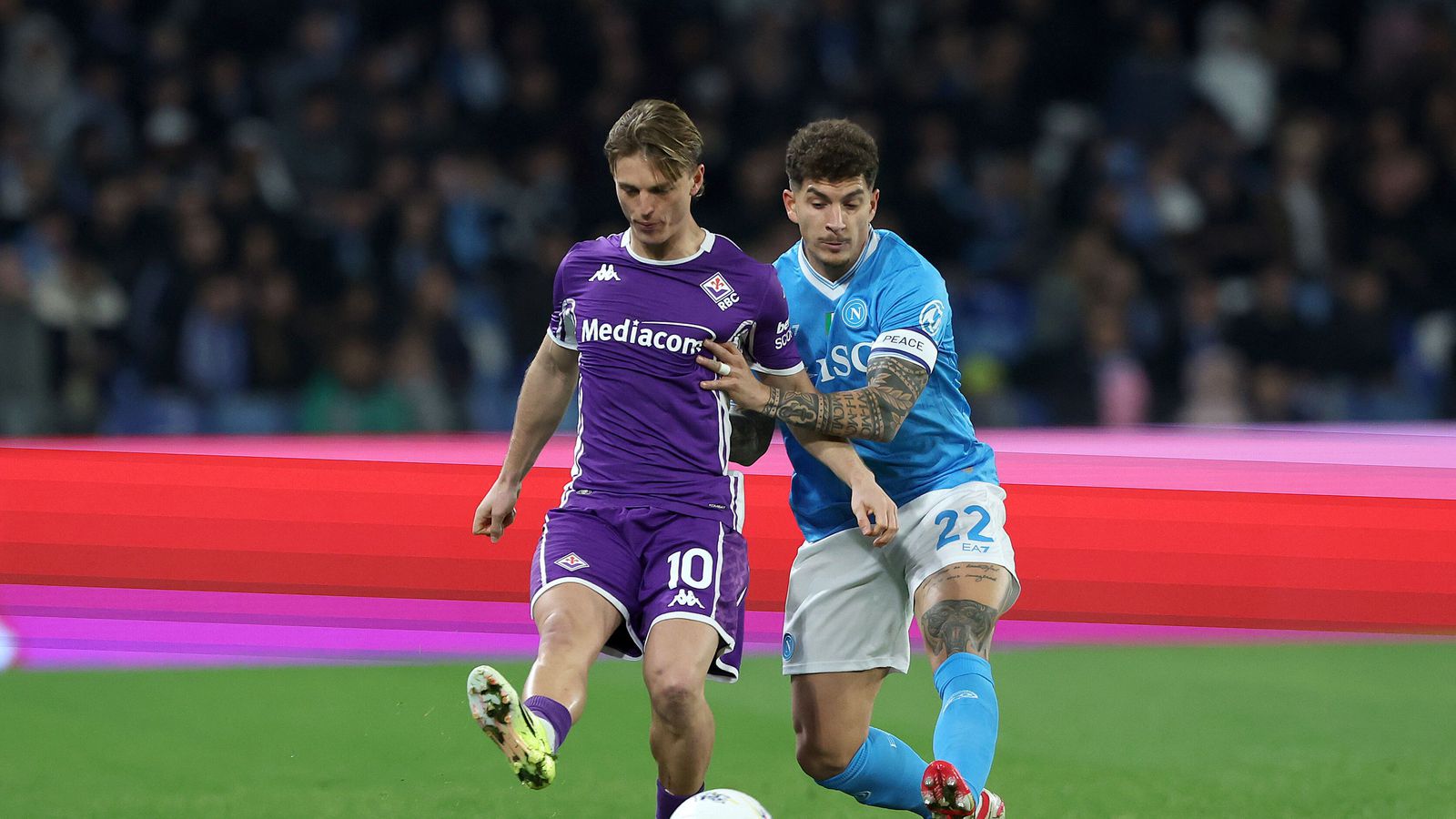 Fiorentina tapaði fyrir meisturunum