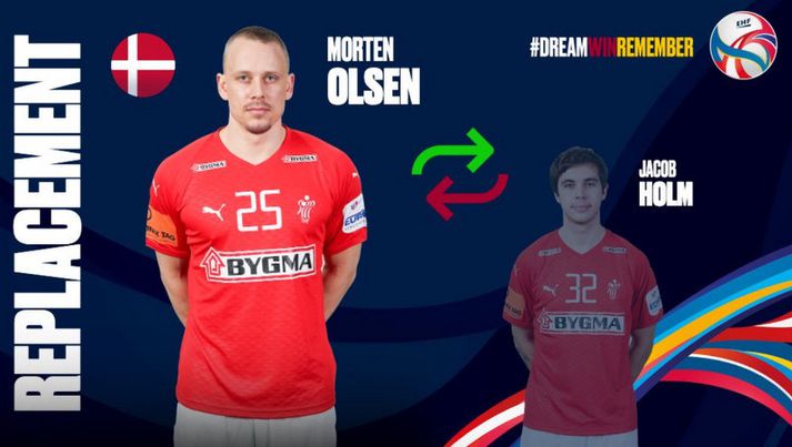Tilkynning um komu Morten Olsen inn í danska hópinn.
