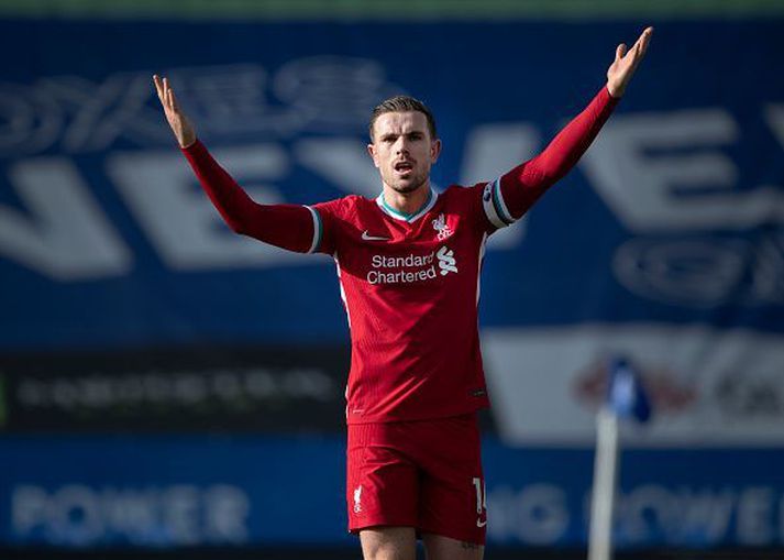 Jordan Henderson og félagar eru í vandræðum. Ná ensku meistararnir Meistaradeildarsæti?