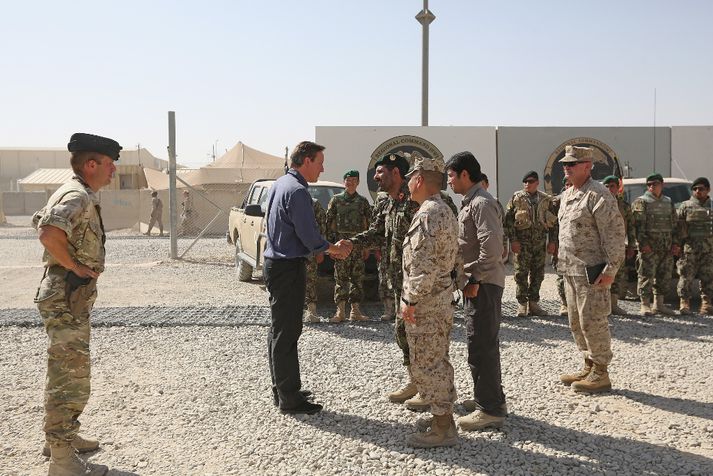 David Cameron, forsætisráðherra Bretlands, fór til Afganistan fyrr í mánuðinum.