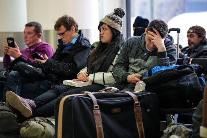 Drónarnir töfðu för fjölmargra farþega á Gatwick dagana 19.-21. desember í fyrra.