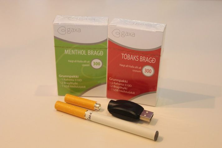 Gaxa.is selur rafsígarettur án nikótíns.