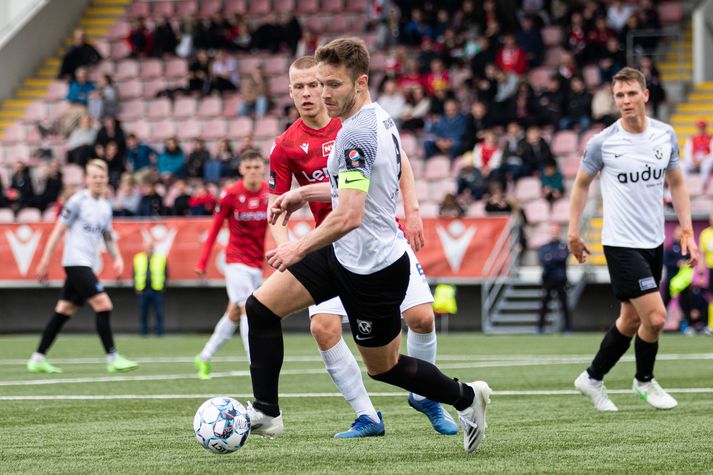 Matthías Vilhjálmsson var ekki sáttur með frammistöðuna í kvöld