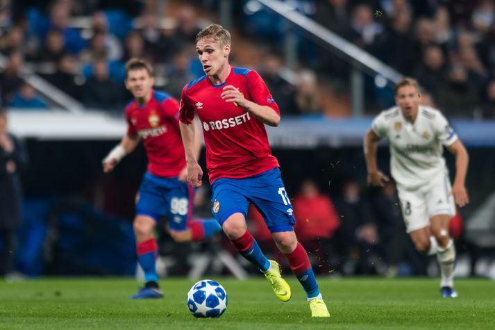 Arnór náði ekki að skora fyrir CSKA í dag