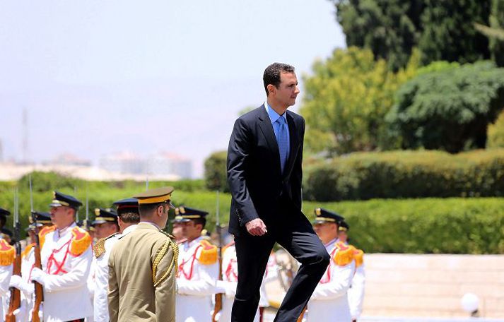 Bashar al Assad Sýrlandsforseti virðist ætla að ná sínu fram.