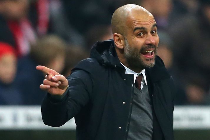 Pep Guardiola verður á Englandi næsta vetur.