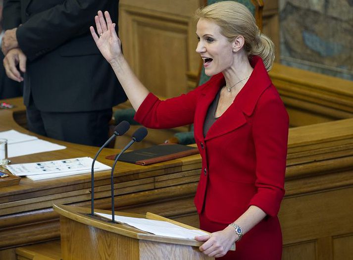 Ríkisstjórnarflokkarnir undir stjórn Helle Thorning-Schmidt hafa ekki sópað að sér fylgi á fyrstu dögunum.NordicPhotos/AFP