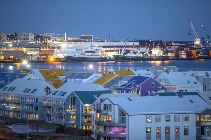 Heimavellir eiga meðal annars íbúðir í Bryggjuhverfinu.