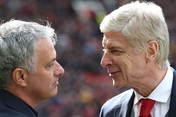 José Mourinho og Arsène Wenger.