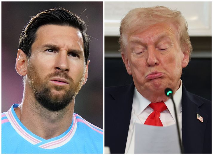 Lionel Messi fær ekki að spila fyrir Argentínu í Chicago en þetta má rekja til aðgerða Donalds Trump Bandaríkjaforseta gegn innflytjendum í borginni.