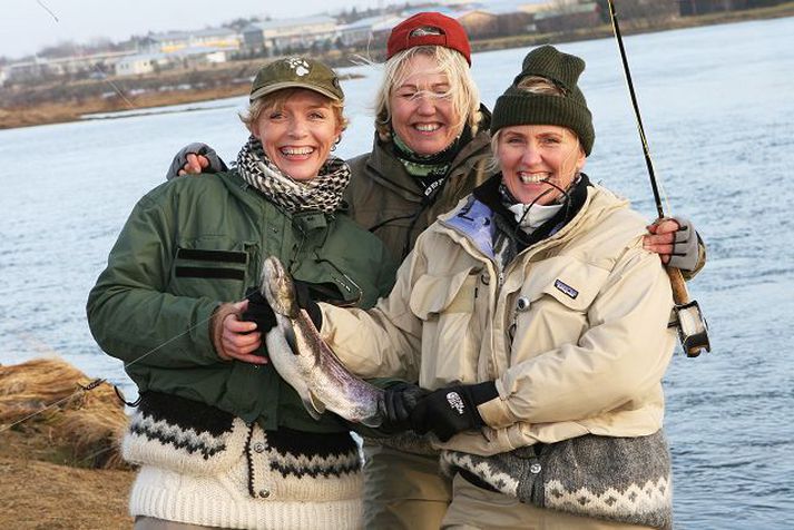 Ytri-Rangá 2008 Svona var stemningin í fyrra. Áin endaði í rúmlega fjórtán þúsund löxum, sem er Íslandsmet.
Mynd/sunnlenska