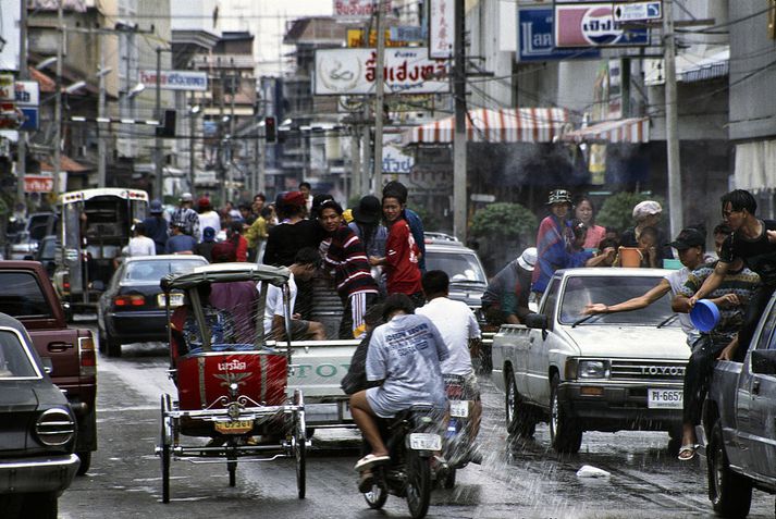 Borgin Korat er norðaustur af Bangkok.