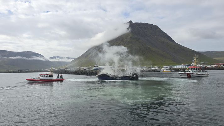 Tjónið virðist mikið.