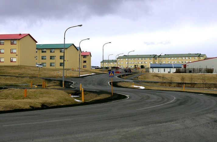 Frá Ásbrú á Reykjanesi.