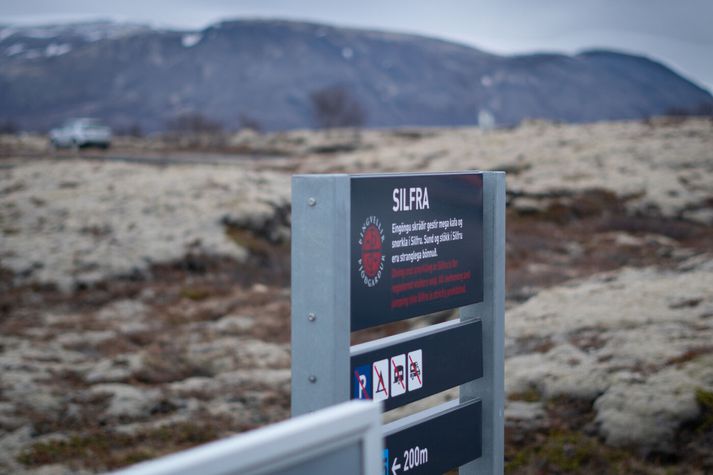 Á Þingvöllum kólnaði í nótt og fór í 1,3 gráðu frost. 