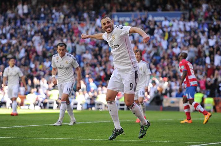 Benzema verður ekki með Real Madrid gegn Juventus í kvöld.