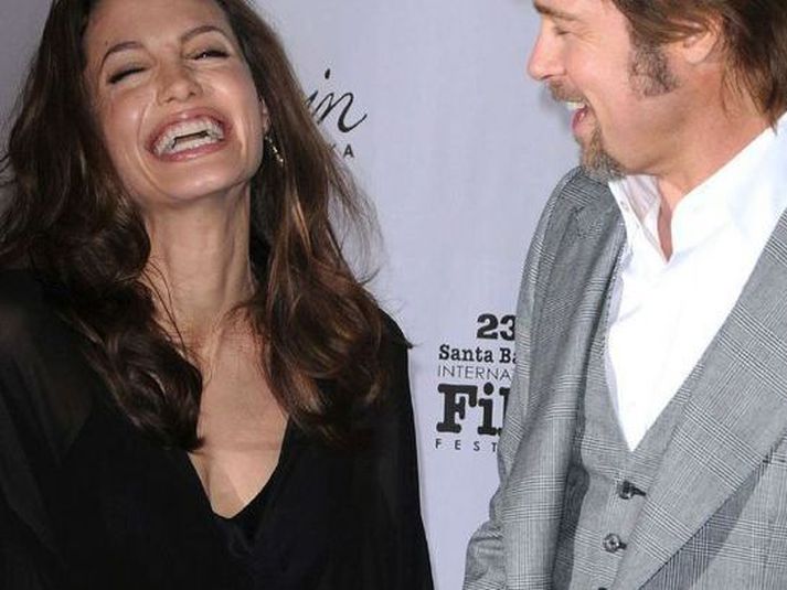 Angelina Jolie og Brad Pitt.